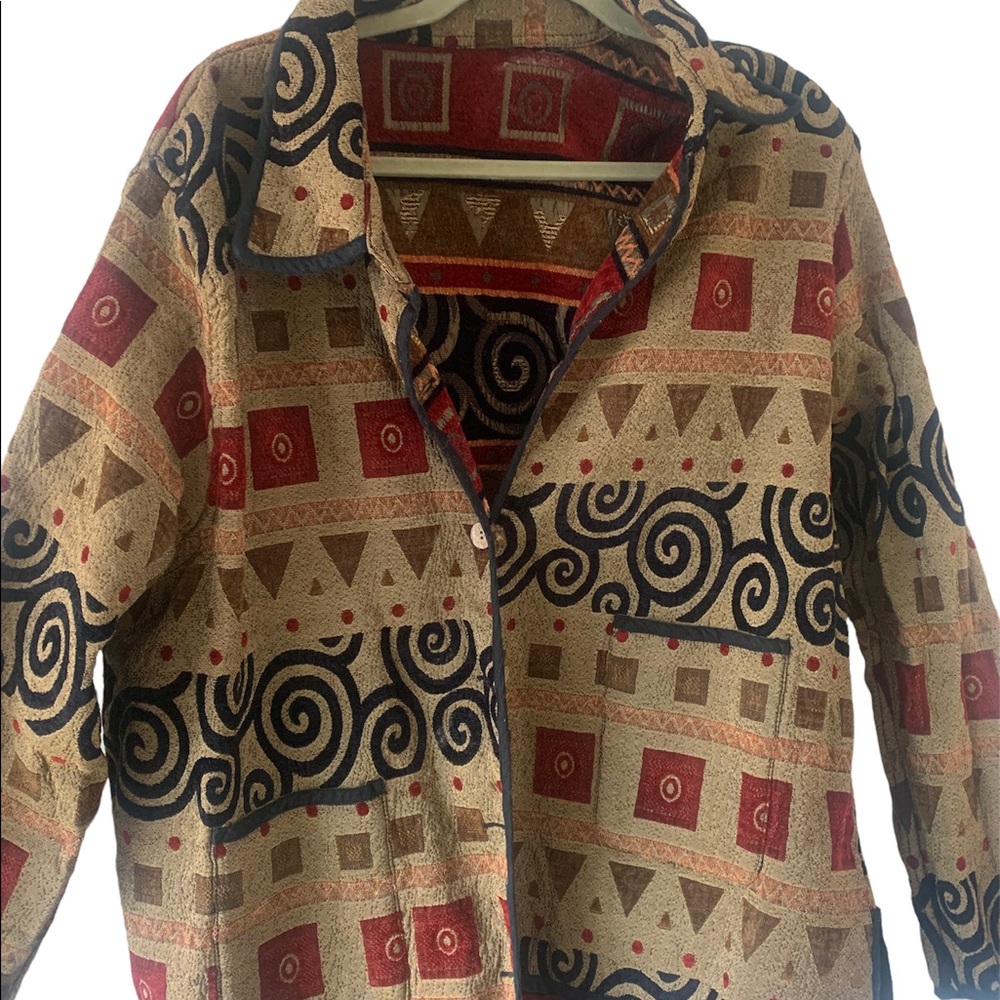 Vintage tribal blazer jacket woman’s large